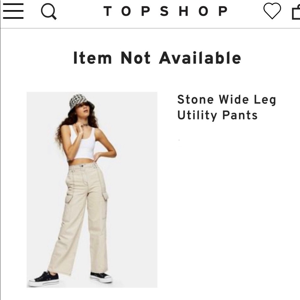 Topshop Women’s high waisted trousers